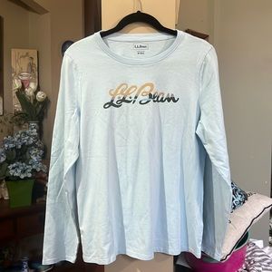 Ladies LLBean long sleeve t shirt